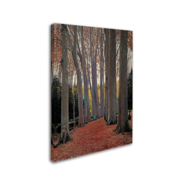 Santiago Rusinol 'Avenue Of The Trees' Canvas Art,35x47